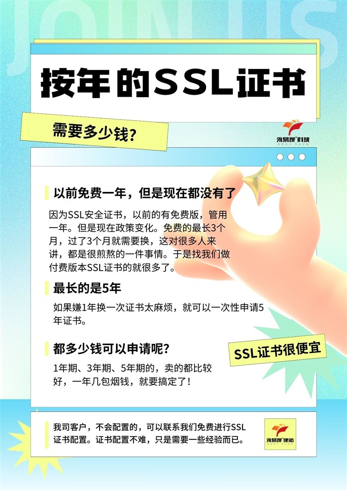 按年的SSL证书需要多少钱