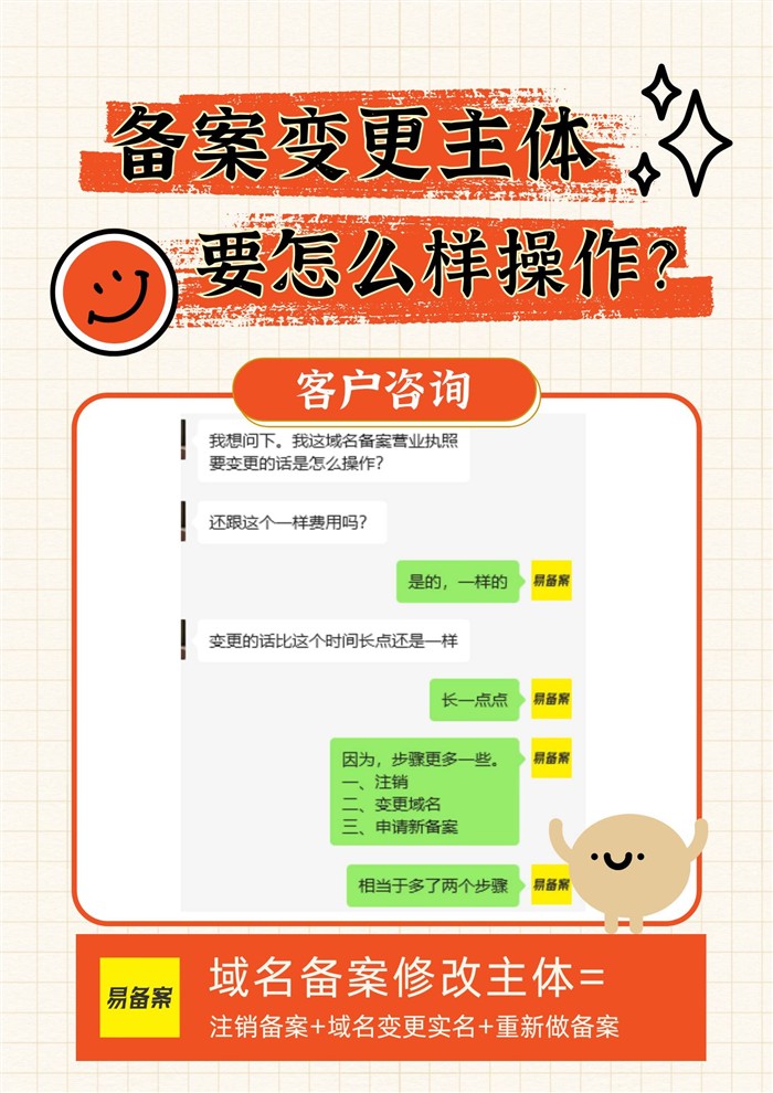 备案变更主体