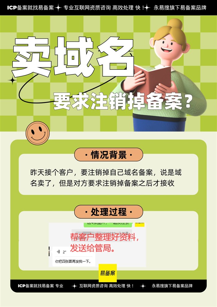卖域名备案