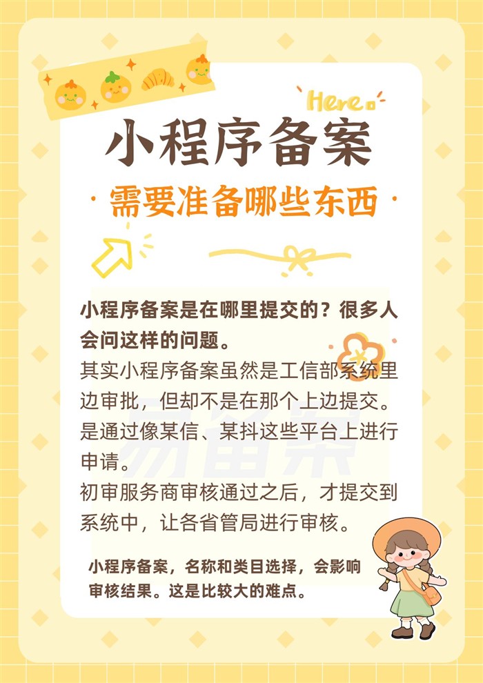小程序备案提交