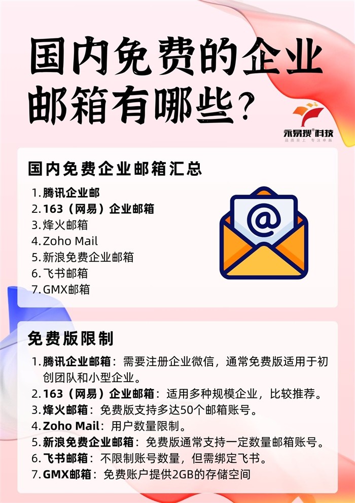 免费企业邮箱汇总