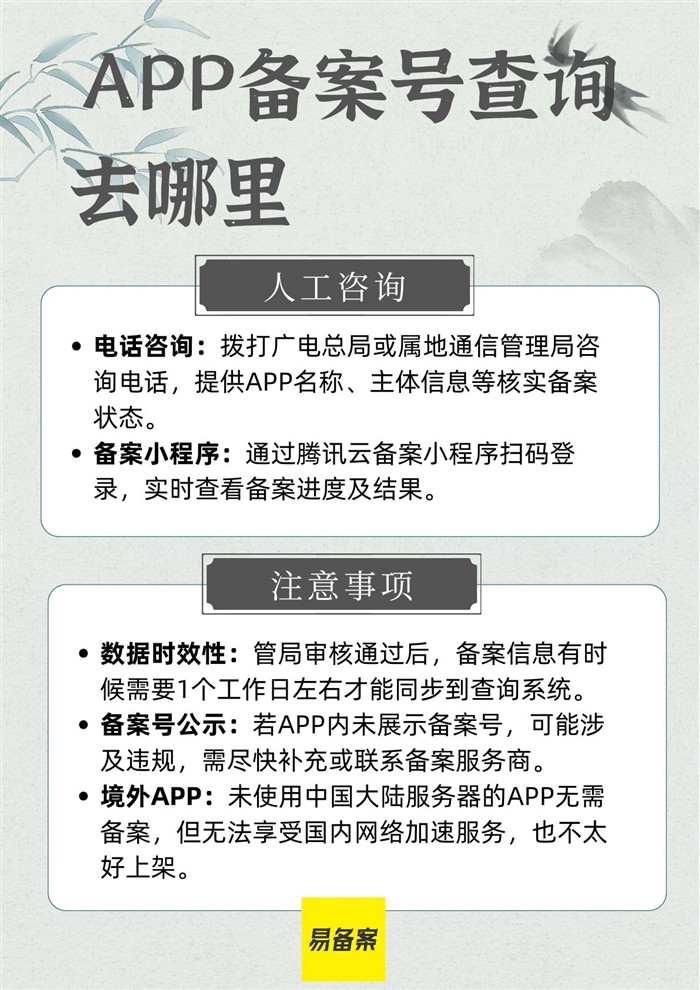 APP备案人工咨询